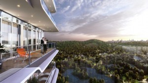 Kingsford Hillview Peak new launch with lush greenery view of Bukit Timah Reserve
