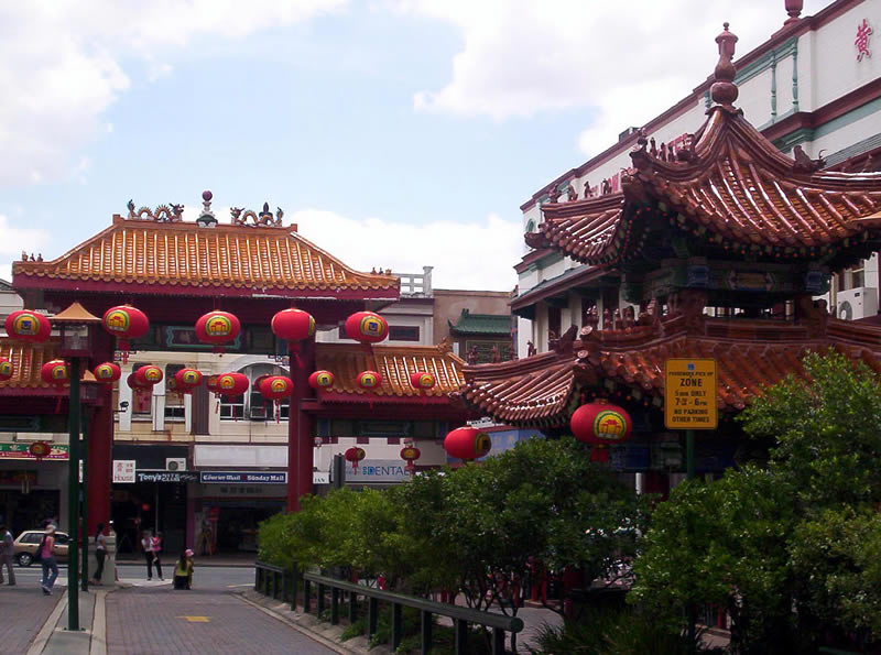 Brisbane Chinatown Mall in Fortitude Valley was opened in 1987.