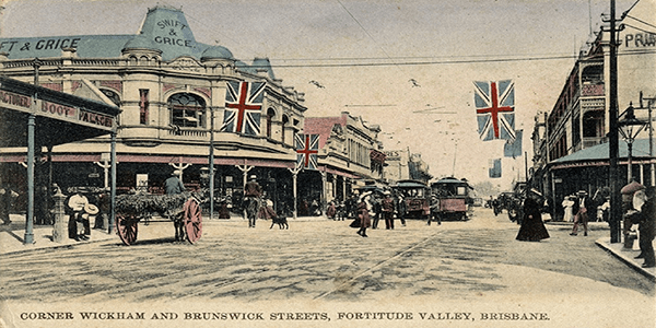 Wickham Street at Fortitude Valley.